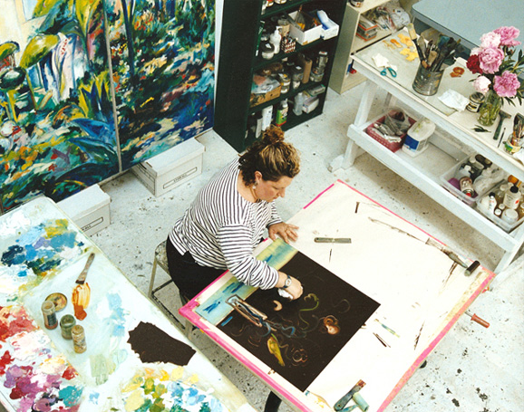 Andrea Fono in her Studio