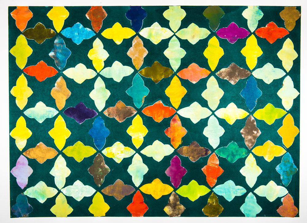 Moroccan Pattern Green
